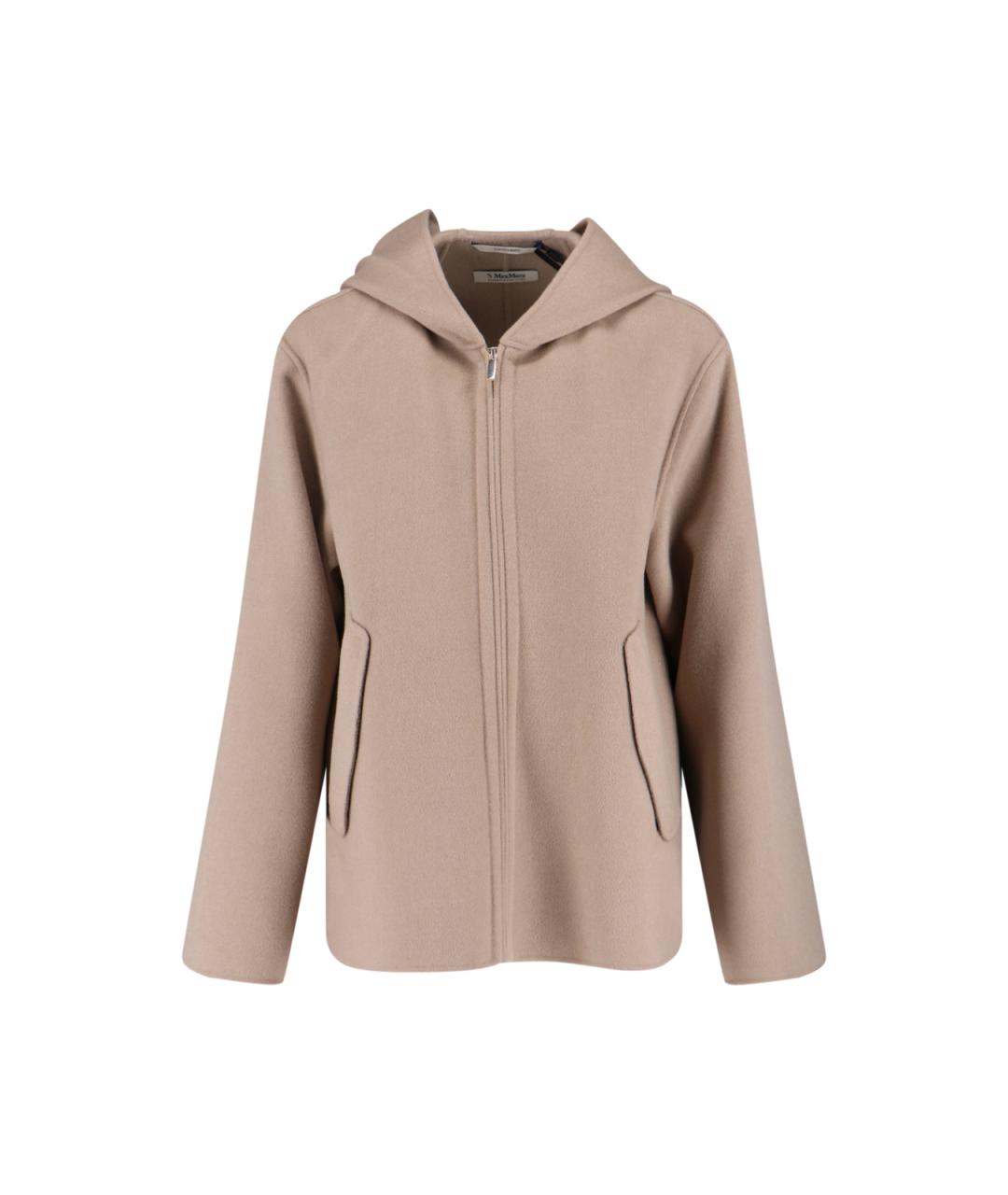 'S MAX MARA Бежевая шерстяная куртка, фото 1