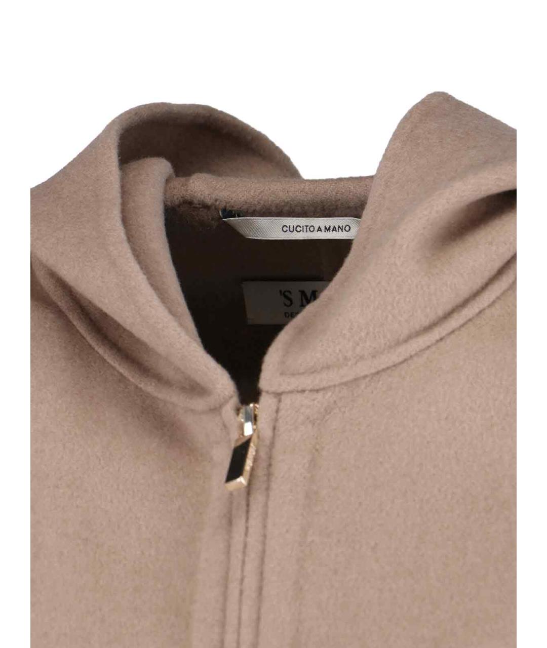 'S MAX MARA Бежевая шерстяная куртка, фото 5
