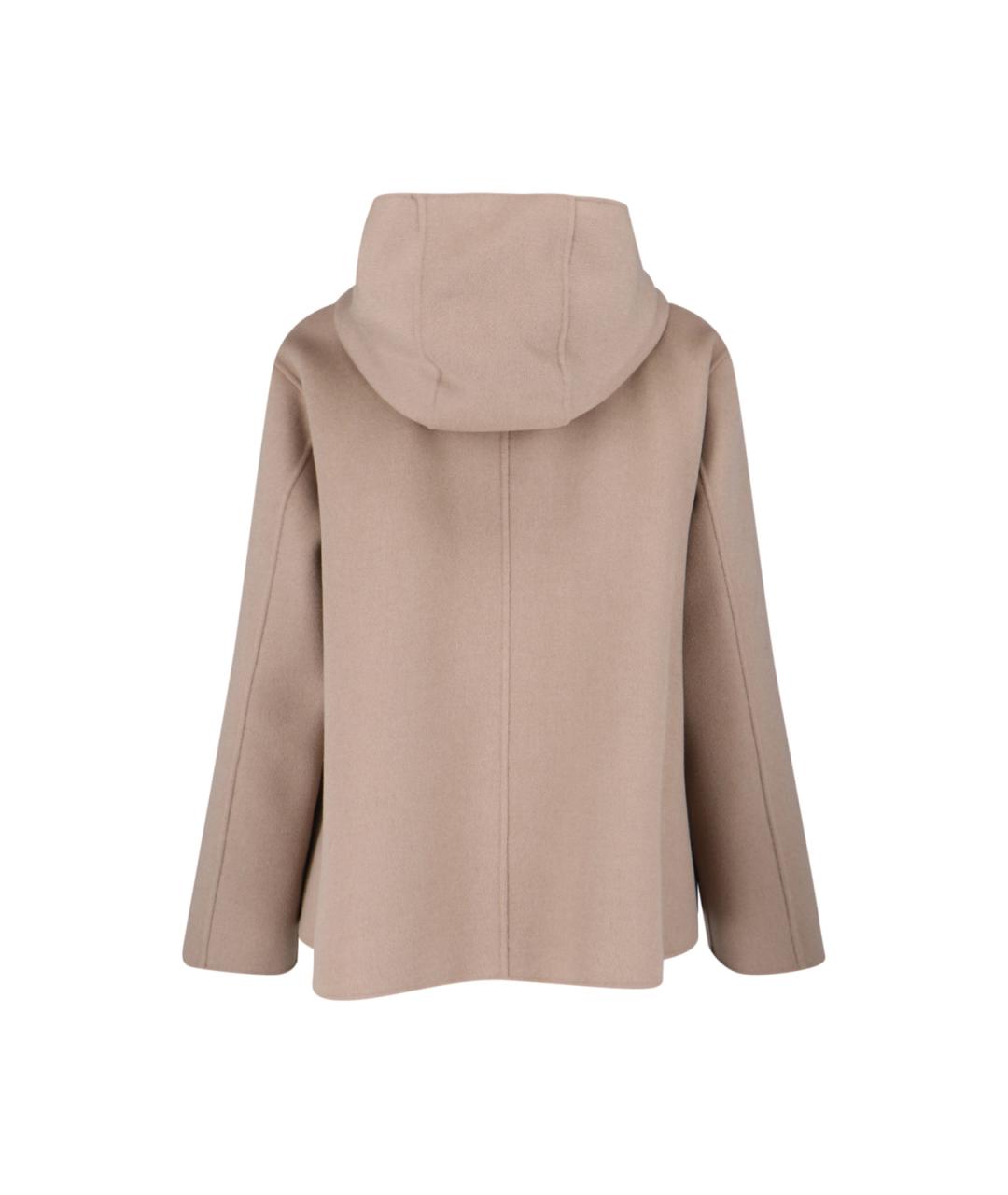 'S MAX MARA Бежевая шерстяная куртка, фото 2
