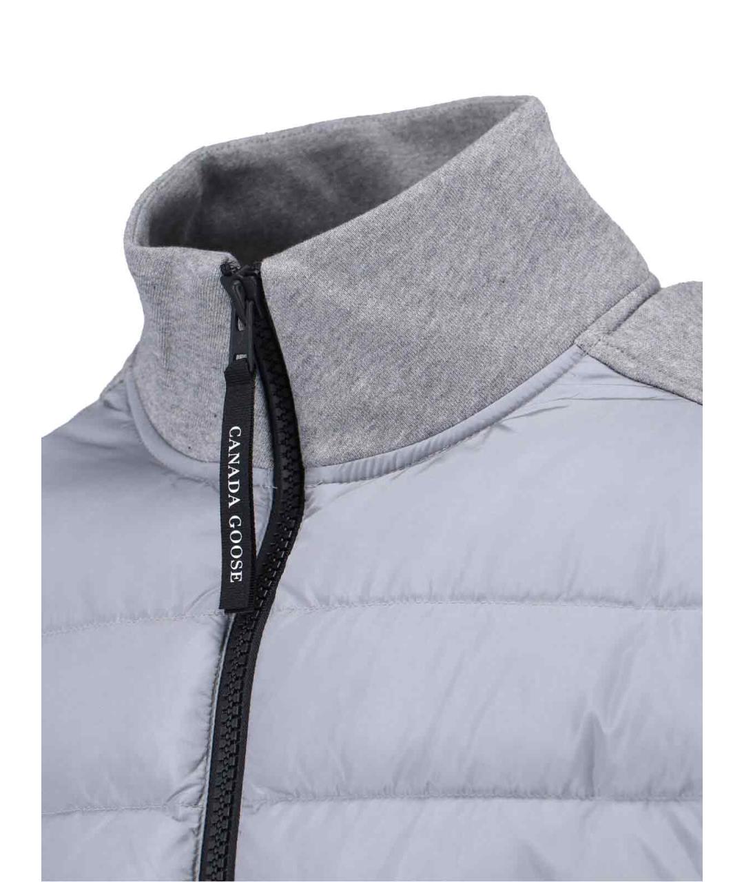 CANADA GOOSE Серая хлопковая куртка, фото 4