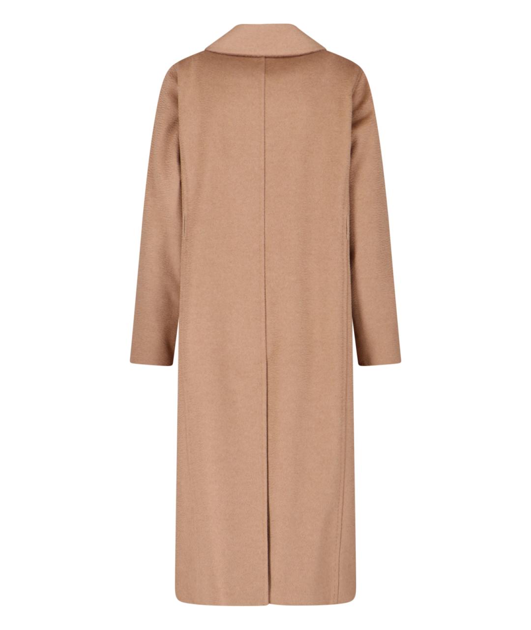 MAX MARA Бежевое шерстяное пальто, фото 2