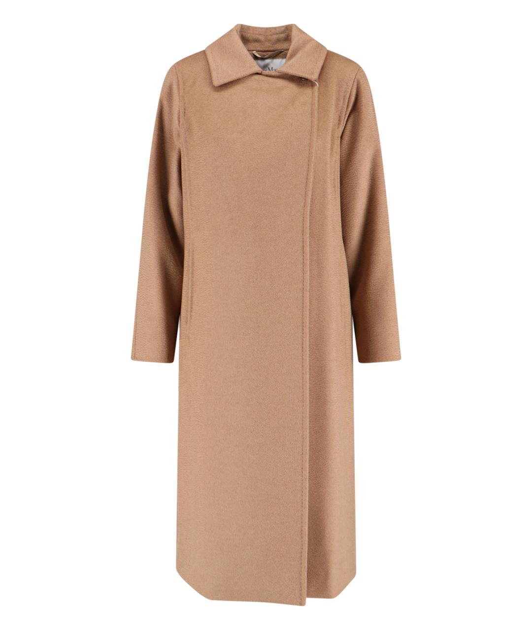 MAX MARA Бежевое шерстяное пальто, фото 1