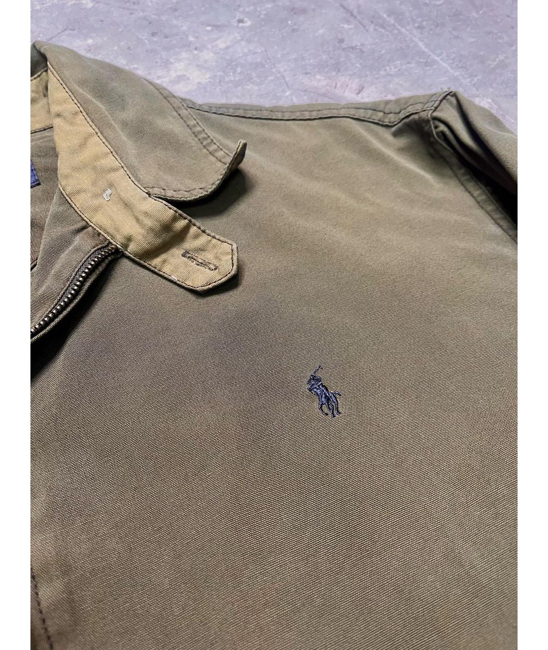 POLO RALPH LAUREN Хаки хлопковая куртка, фото 5