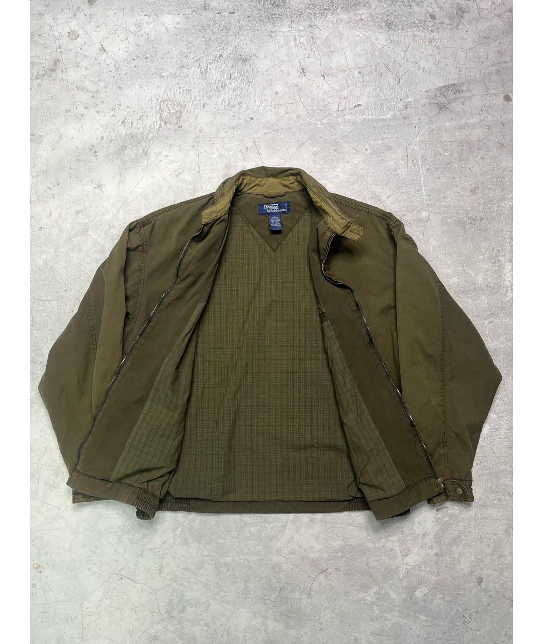 POLO RALPH LAUREN Хаки хлопковая куртка, фото 3