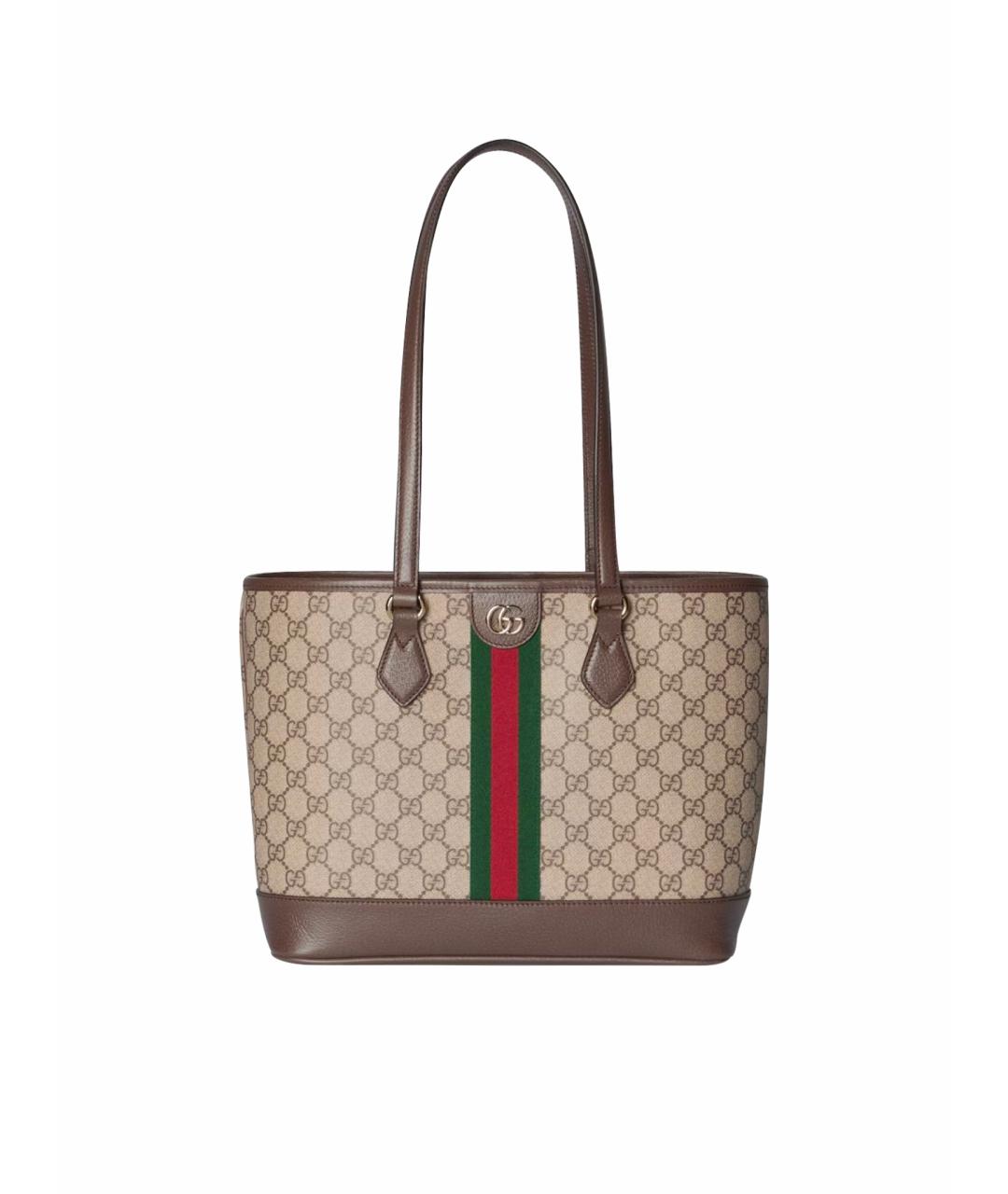 GUCCI Бежевая сумка тоут, фото 1