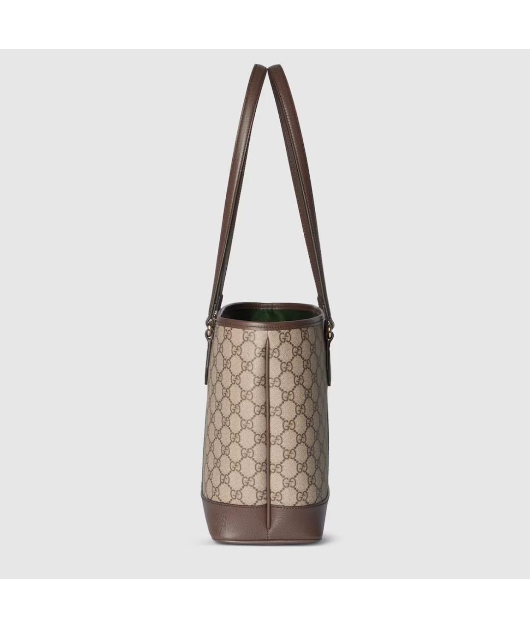 GUCCI Бежевая сумка тоут, фото 6