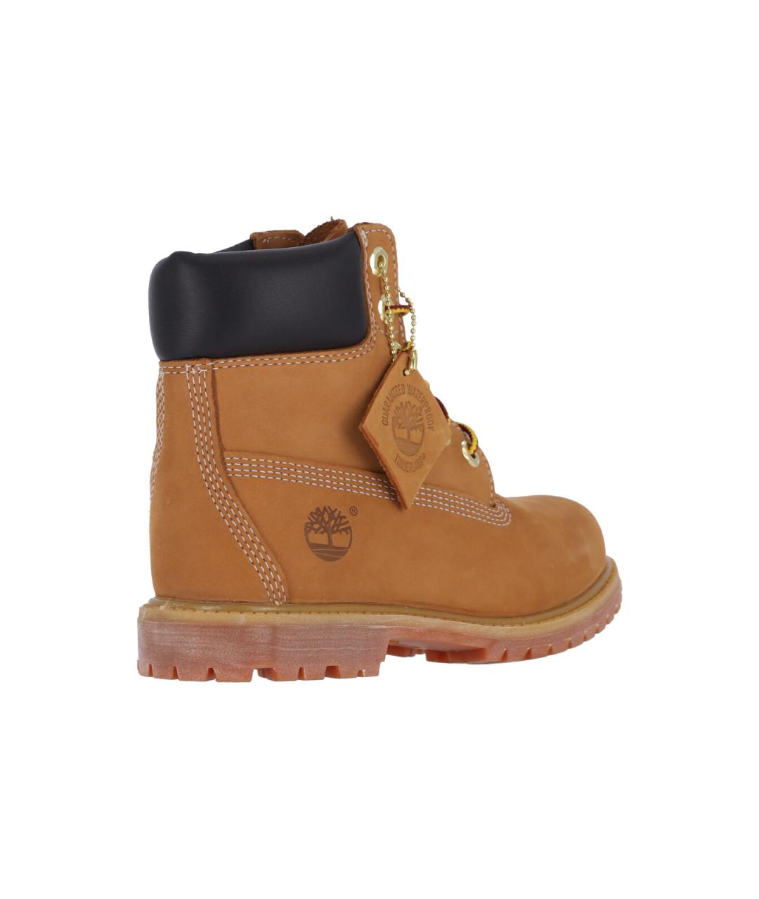 TIMBERLAND Бежевые кожаные ботинки, фото 4