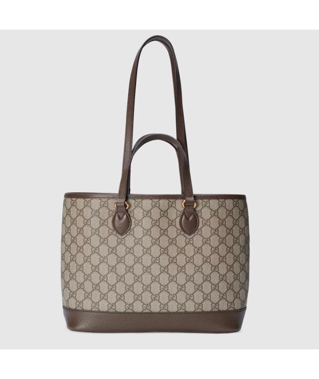 GUCCI Бежевая сумка тоут, фото 4