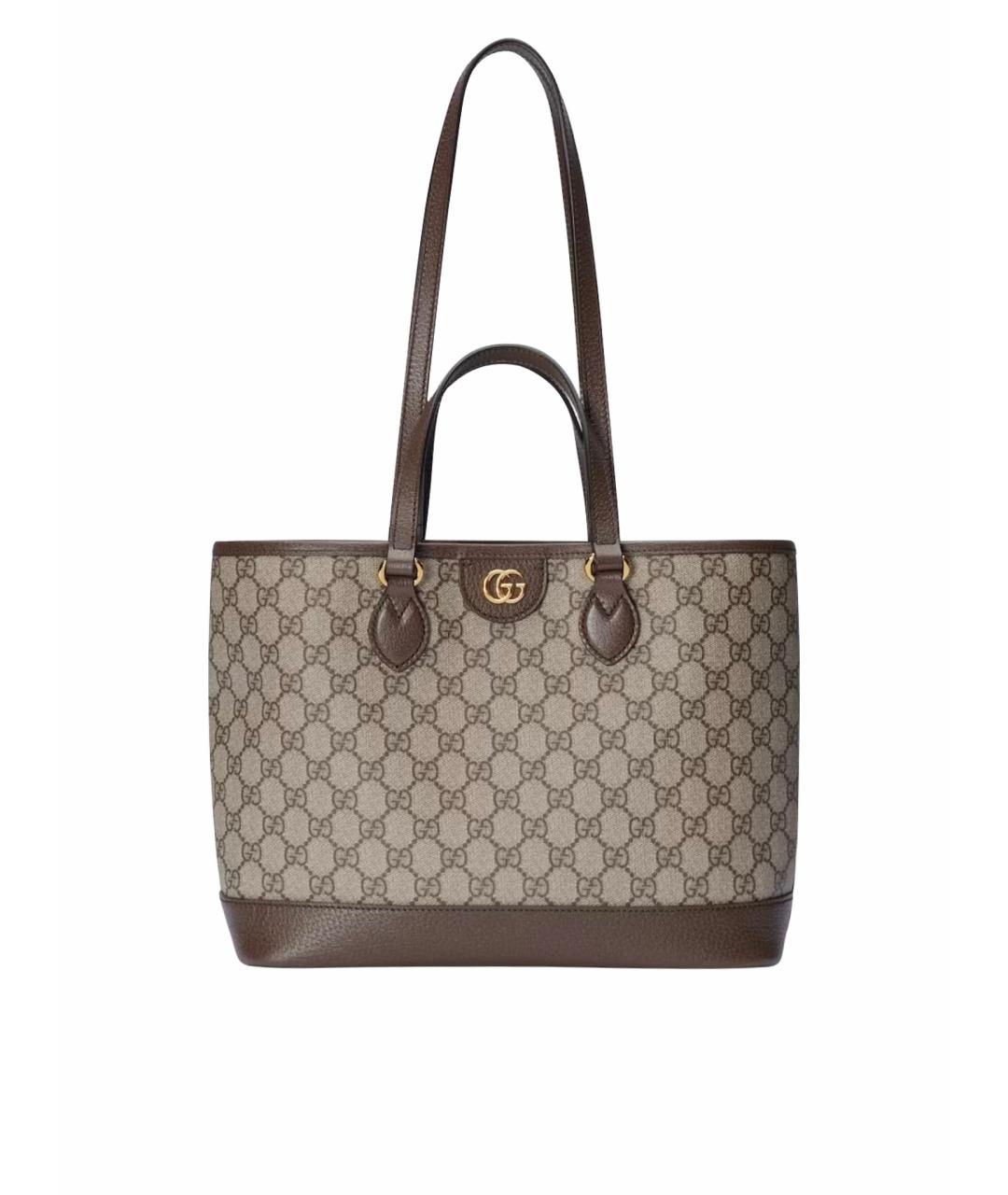 GUCCI Бежевая сумка тоут, фото 1