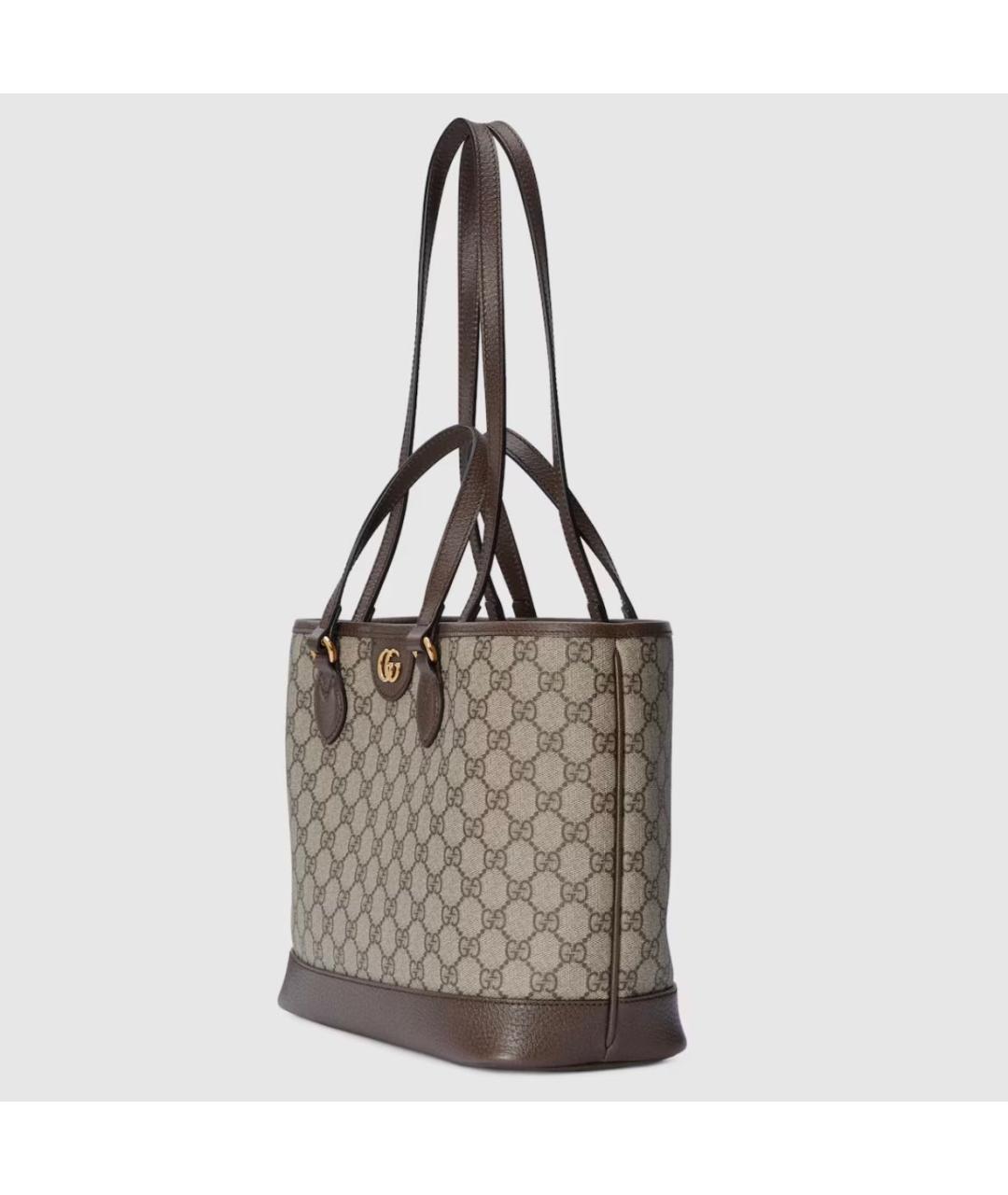 GUCCI Бежевая сумка тоут, фото 2