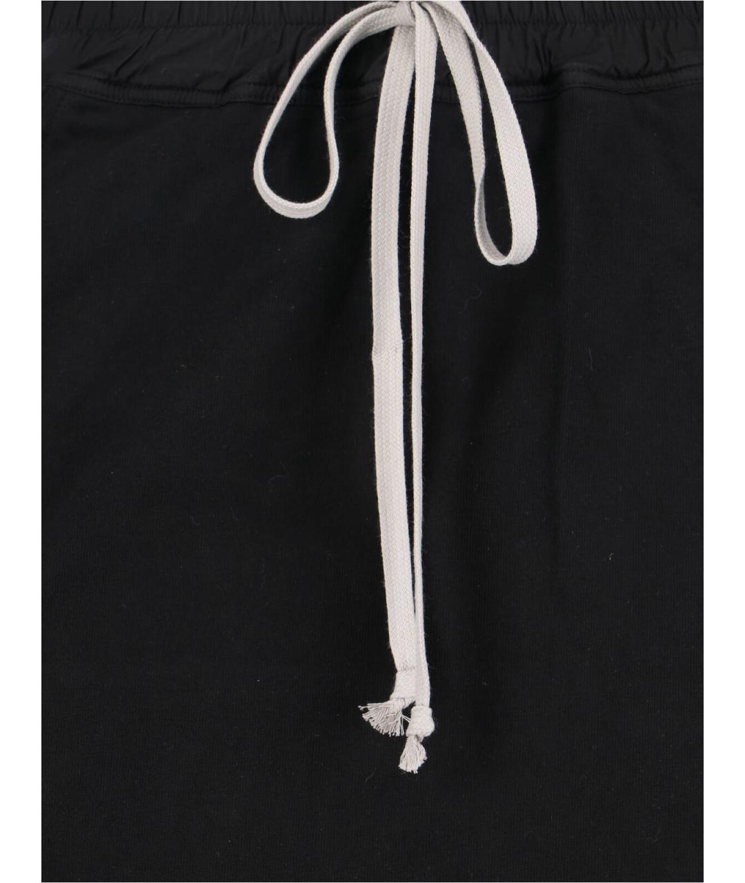 RICK OWENS DRKSHDW Черная хлопковая юбка макси, фото 5