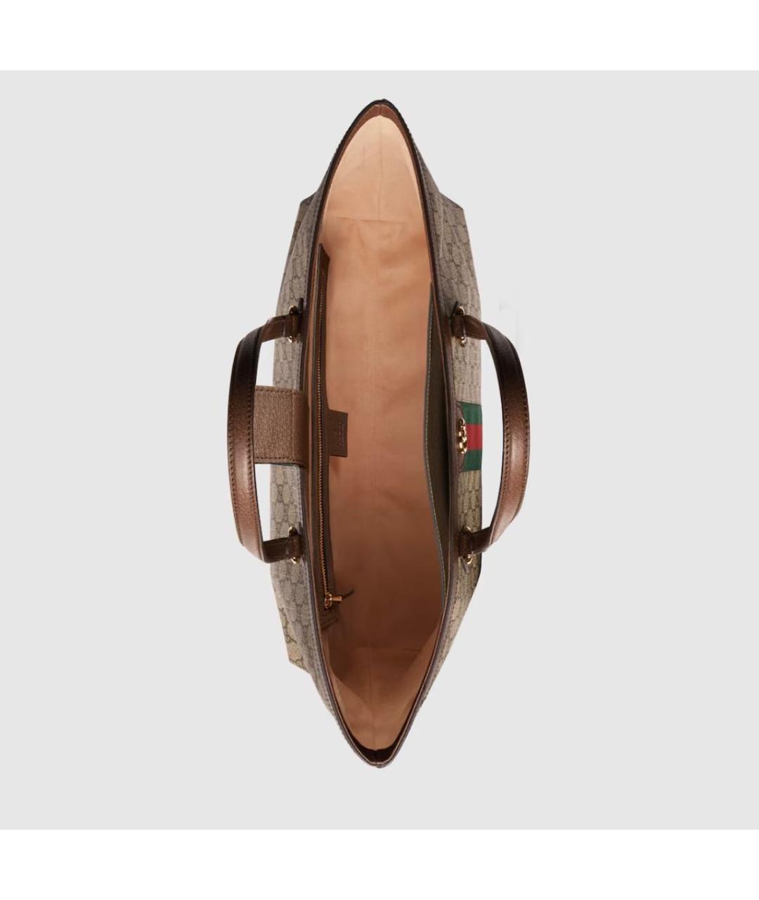 GUCCI Бежевая сумка тоут, фото 5