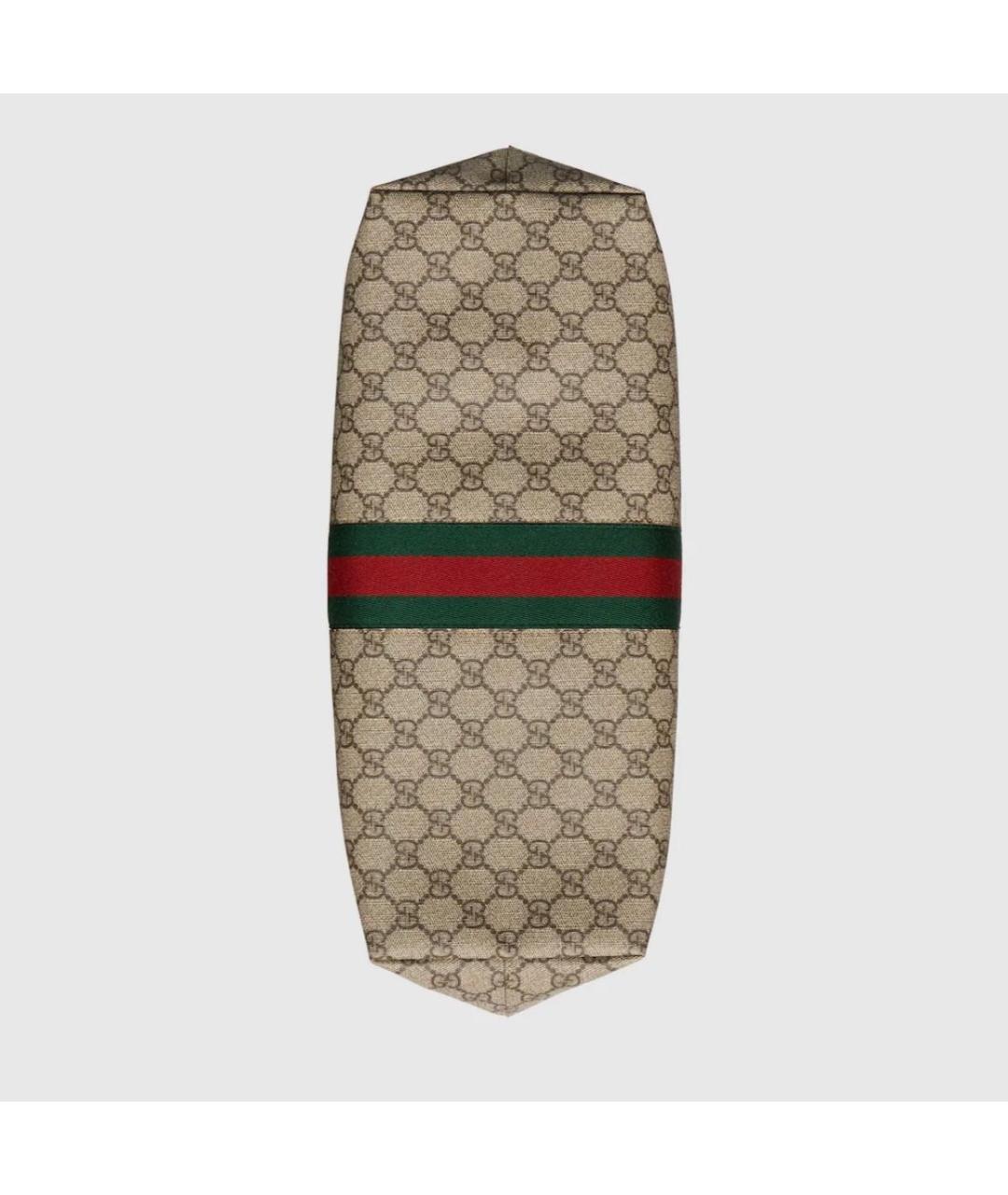 GUCCI Бежевая сумка тоут, фото 7