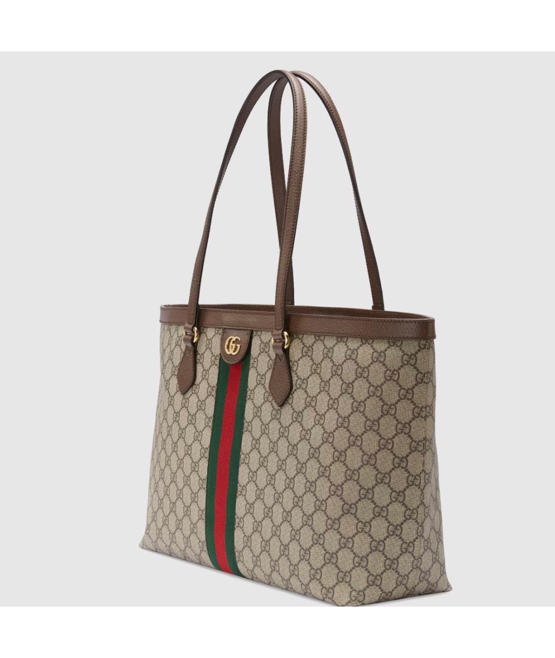 GUCCI Бежевая сумка тоут, фото 2