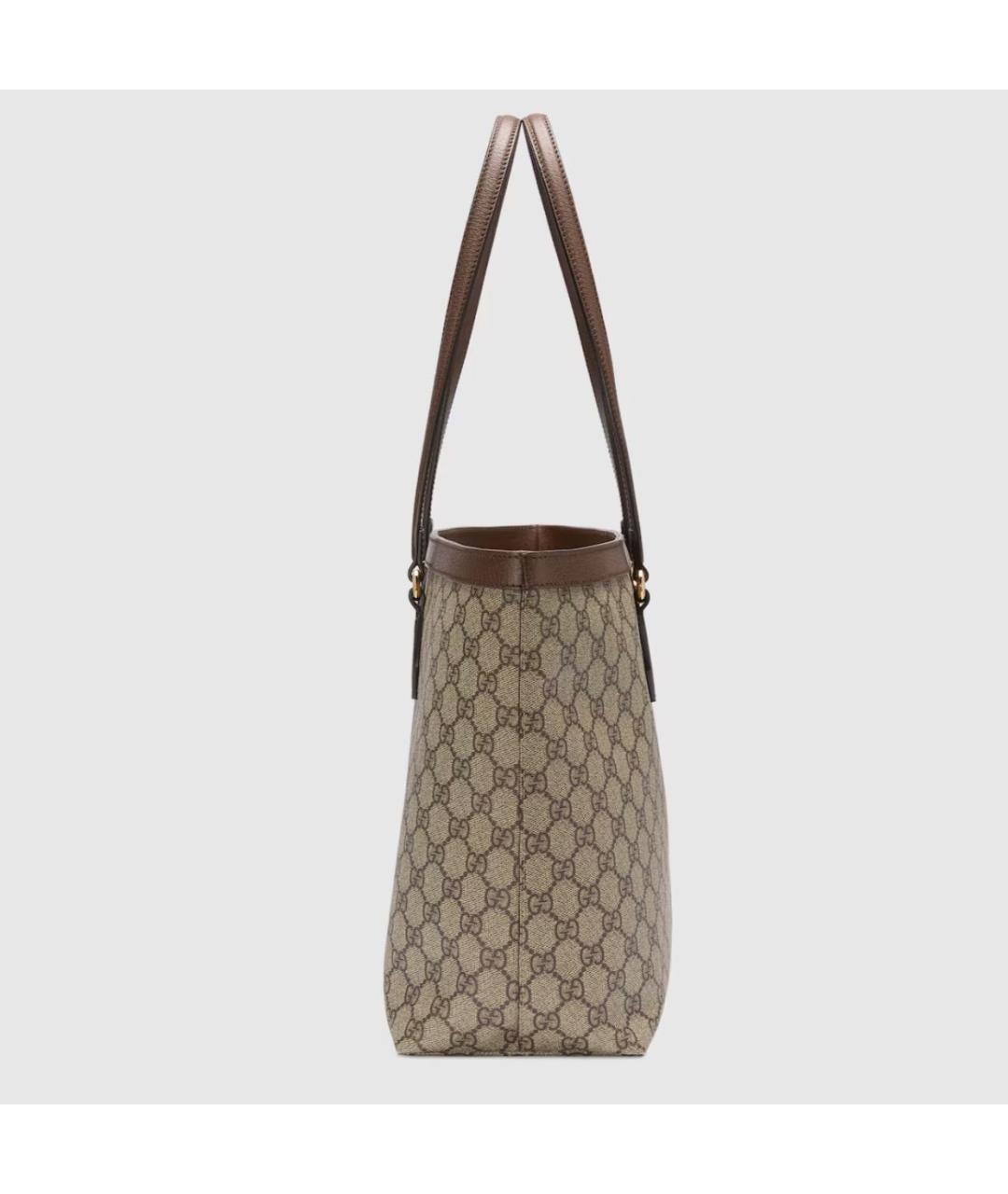 GUCCI Бежевая сумка тоут, фото 3