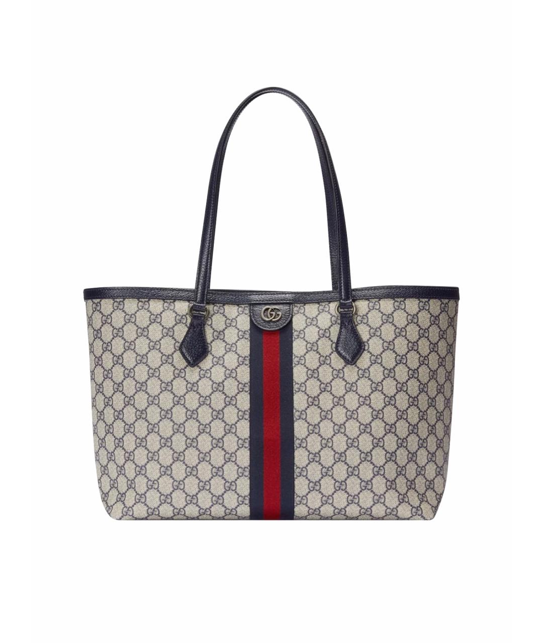GUCCI Бежевая сумка тоут, фото 1