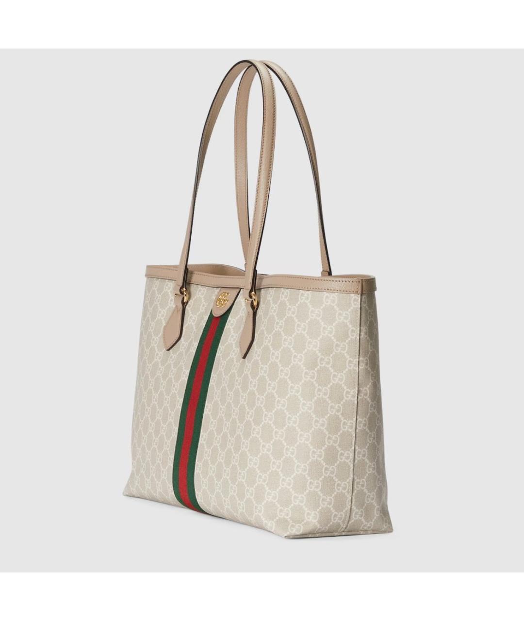 GUCCI Бежевая сумка тоут, фото 2