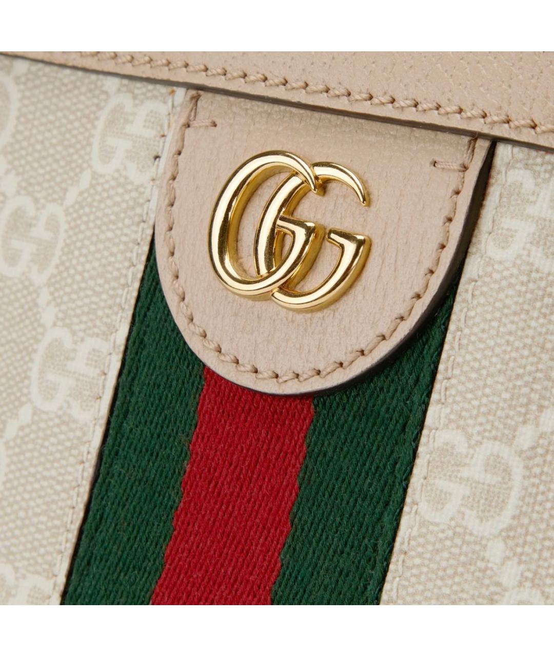 GUCCI Бежевая сумка тоут, фото 4