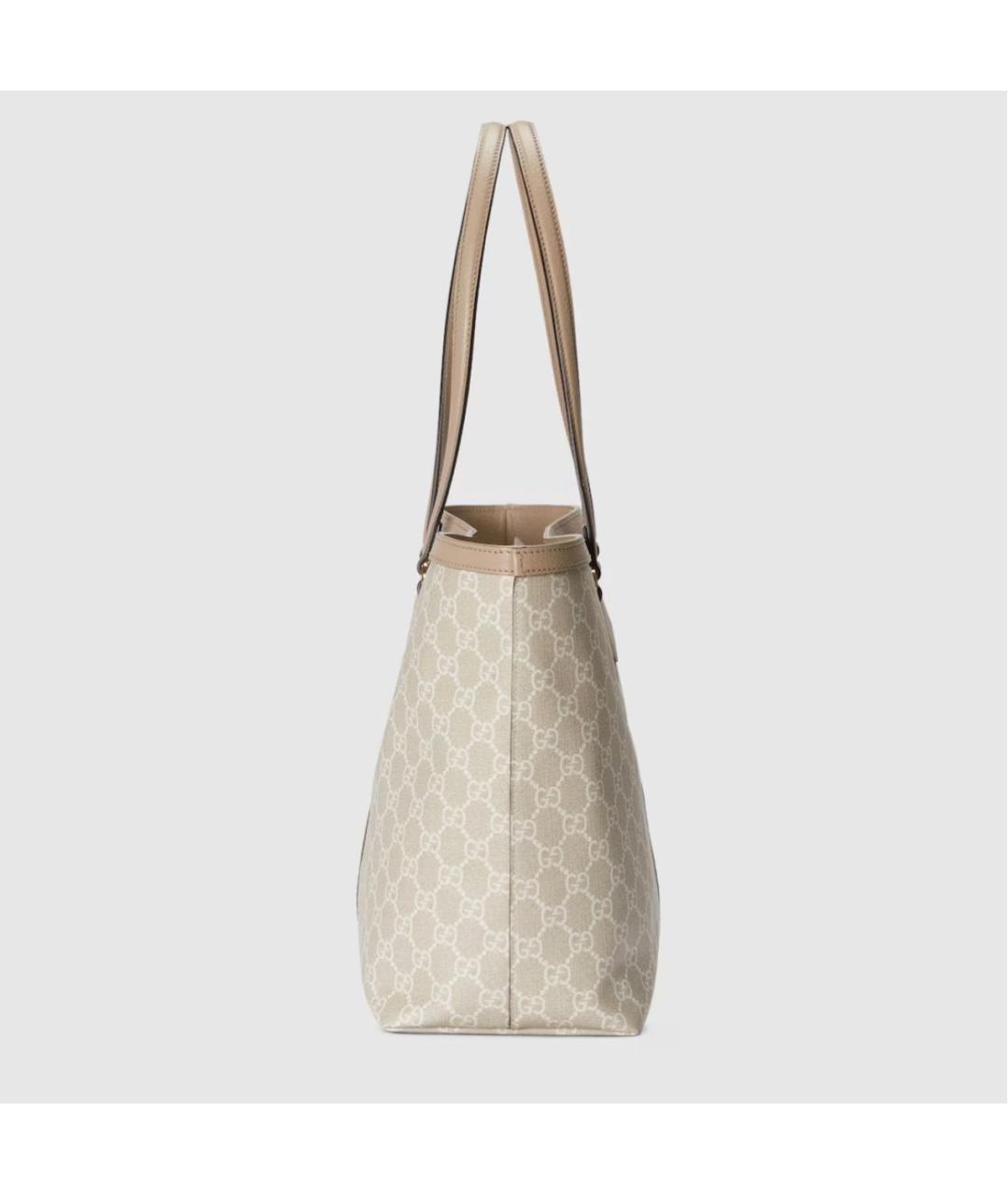 GUCCI Бежевая сумка тоут, фото 6