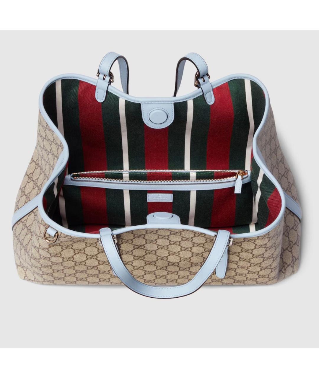GUCCI Бежевая сумка тоут, фото 4