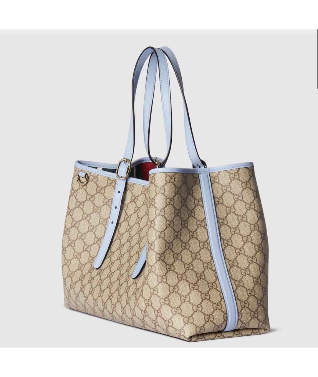 GUCCI Бежевая сумка тоут, фото 2