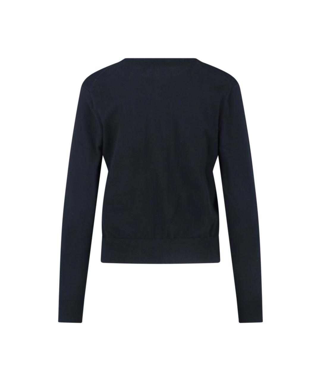 POLO RALPH LAUREN Черный хлопковый кардиган, фото 2