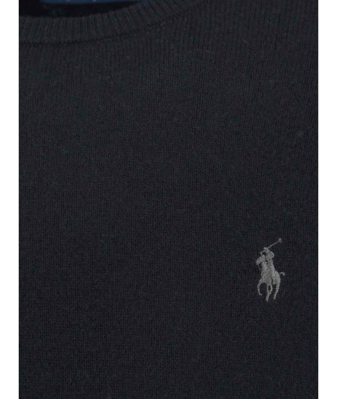 POLO RALPH LAUREN Черный шерстяной джемпер / свитер, фото 3