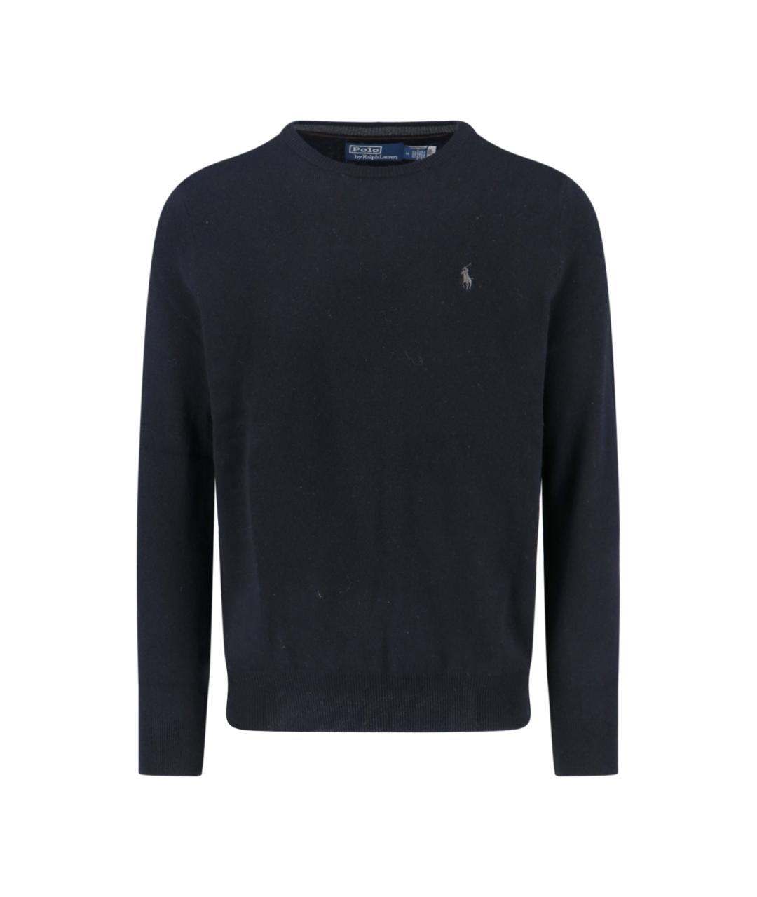 POLO RALPH LAUREN Черный шерстяной джемпер / свитер, фото 1