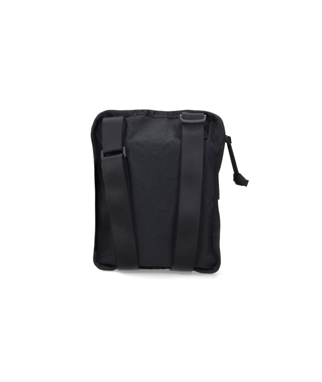 CP COMPANY Черная синтетическая сумка на плечо, фото 3