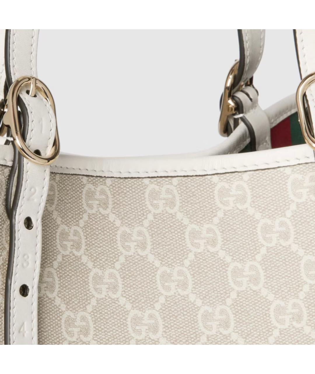 GUCCI Бежевая сумка тоут, фото 7