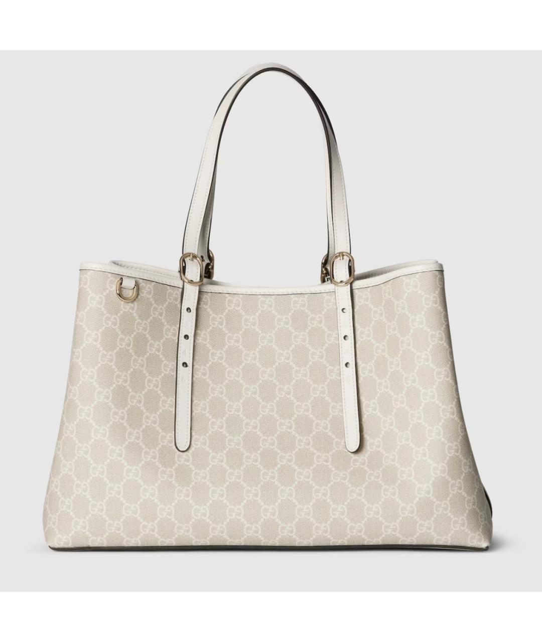 GUCCI Бежевая сумка тоут, фото 8