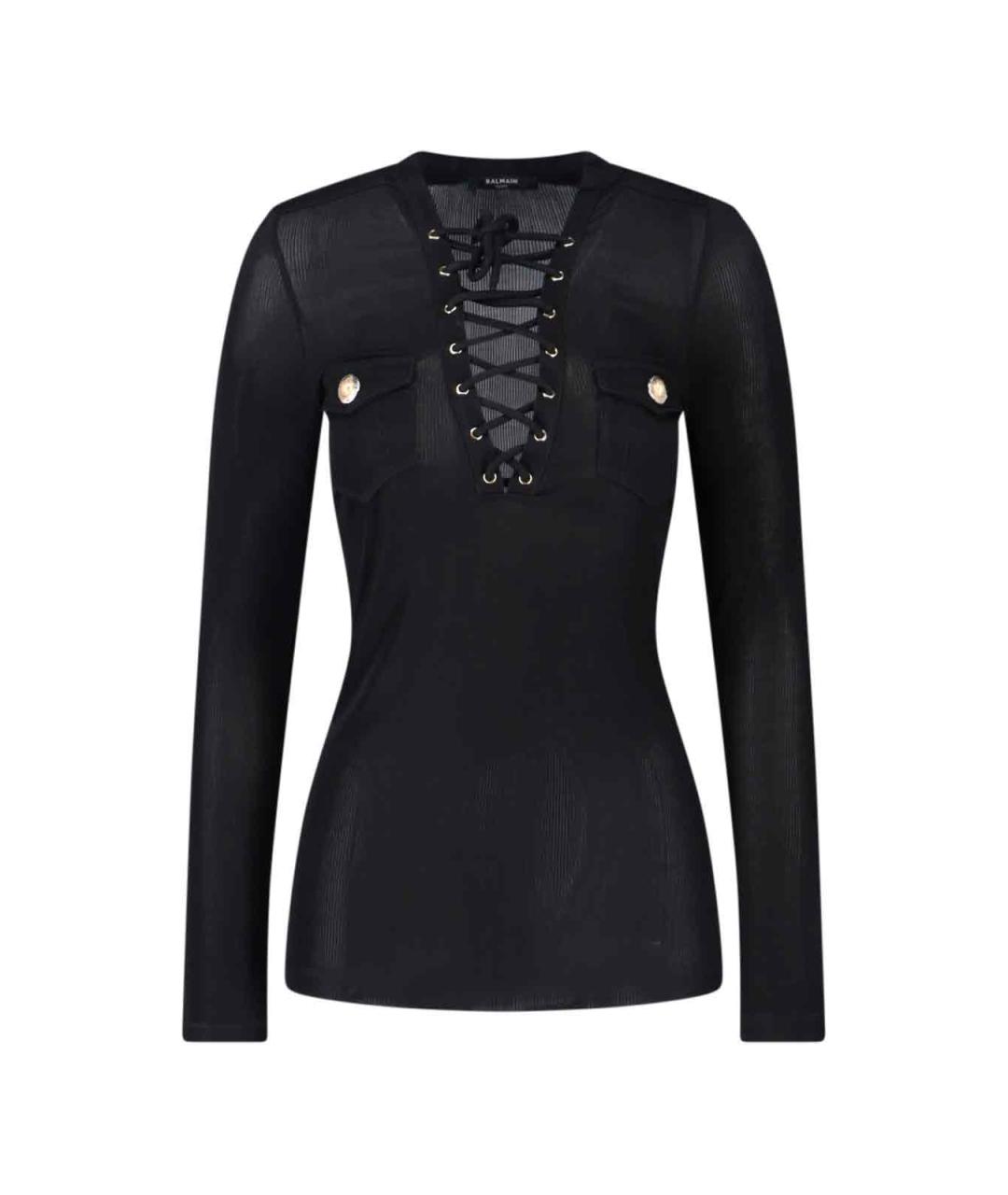 BALMAIN Черный джемпер / свитер, фото 1