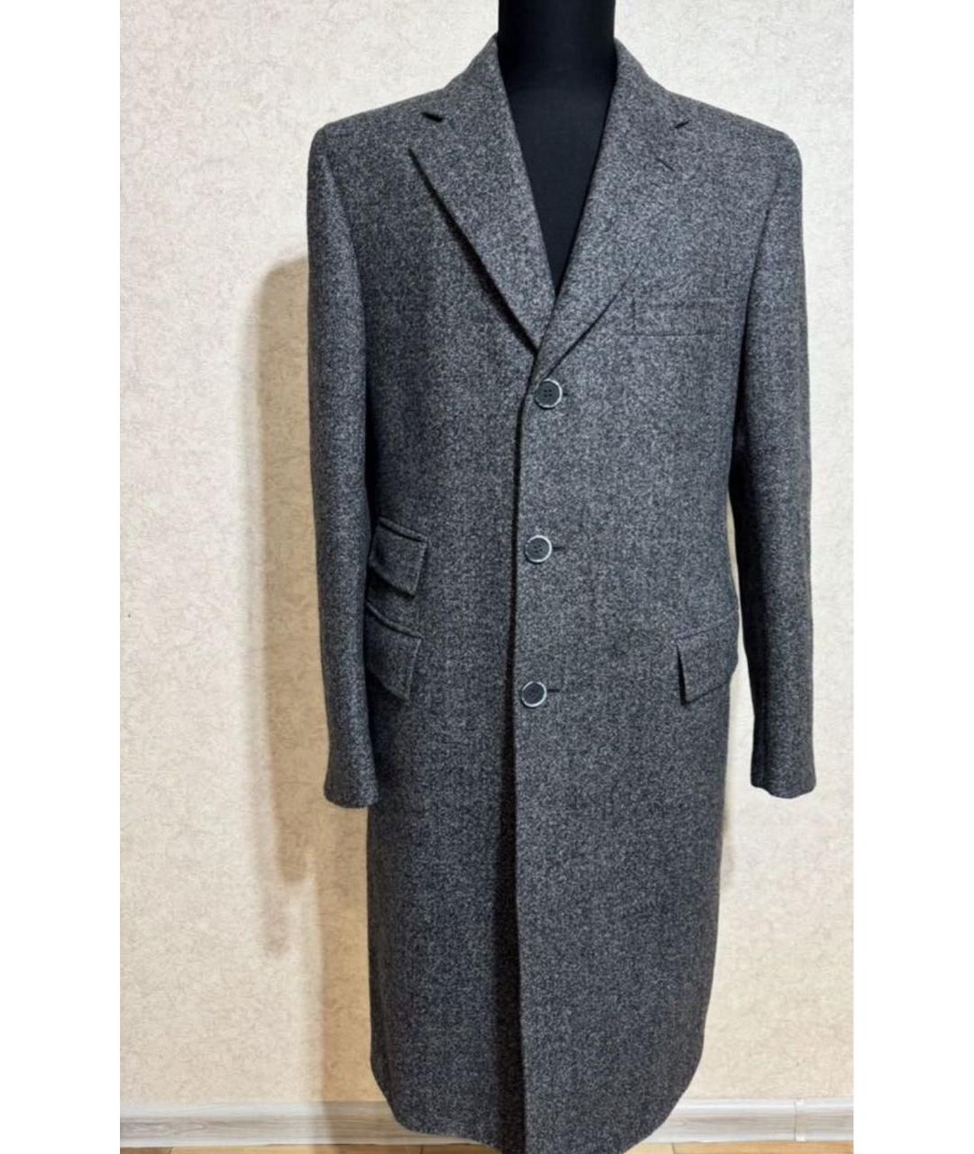 BRIONI Серое пальто, фото 6