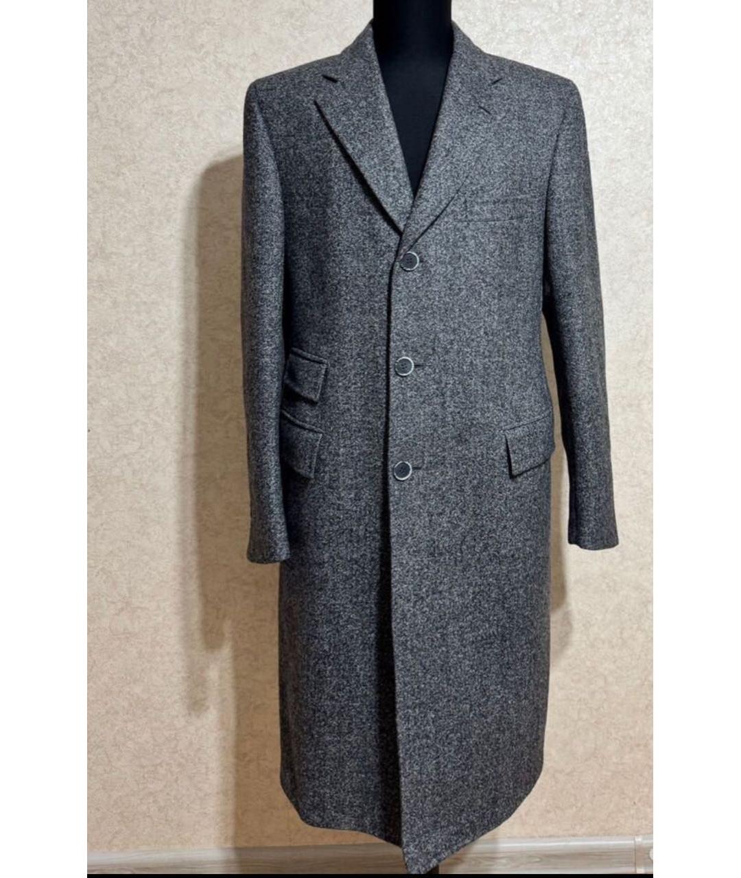 BRIONI Серое пальто, фото 7