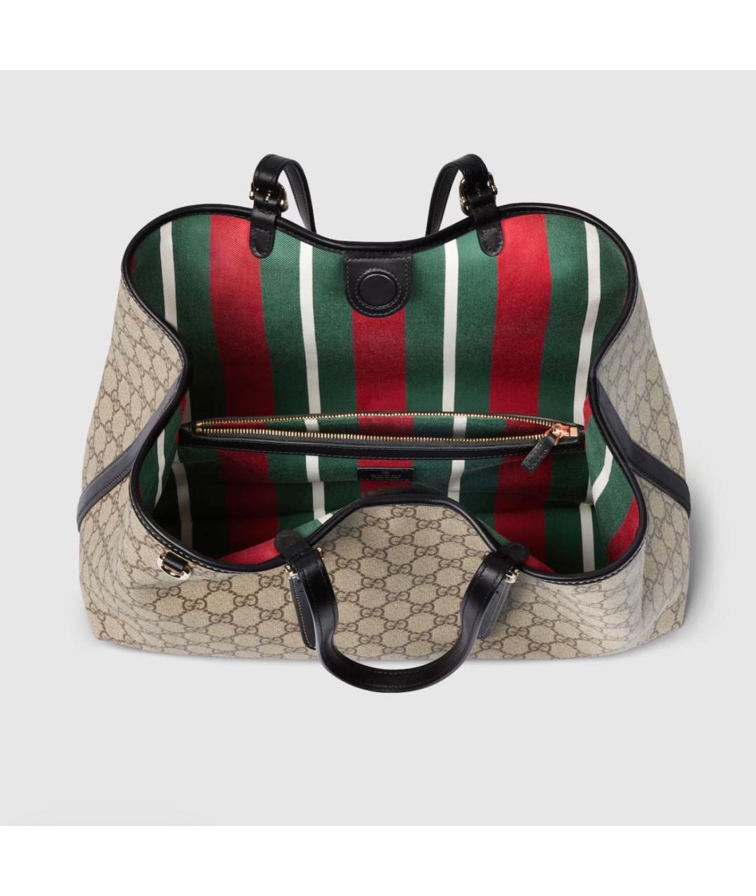 GUCCI Бежевая сумка тоут, фото 4