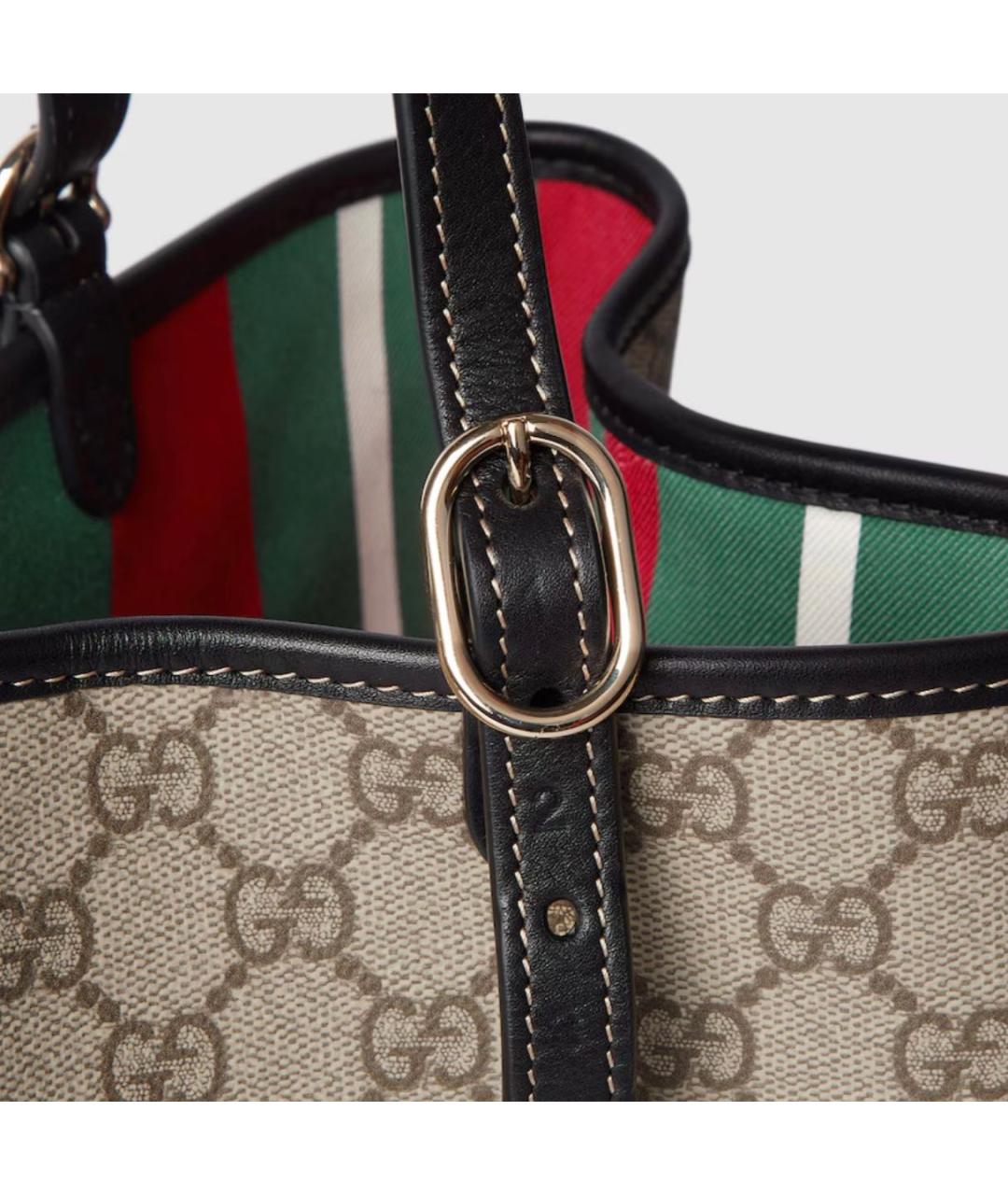 GUCCI Бежевая сумка тоут, фото 7
