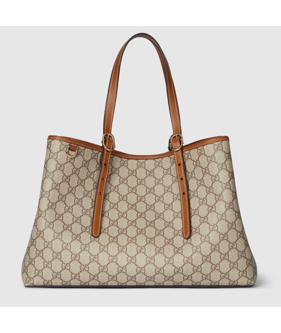 GUCCI Бежевая сумка тоут, фото 8