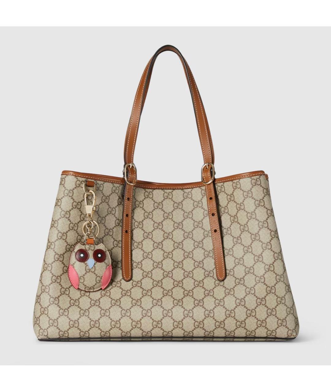 GUCCI Бежевая сумка тоут, фото 5