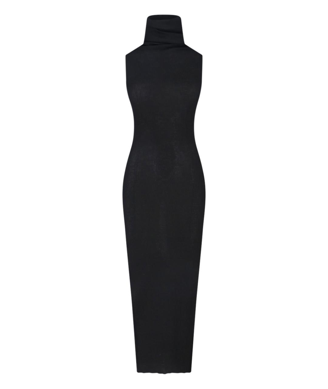 RICK OWENS Черное шерстяное платье, фото 1