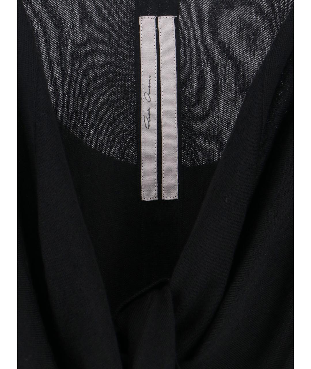 RICK OWENS Черный шерстяной джемпер / свитер, фото 3