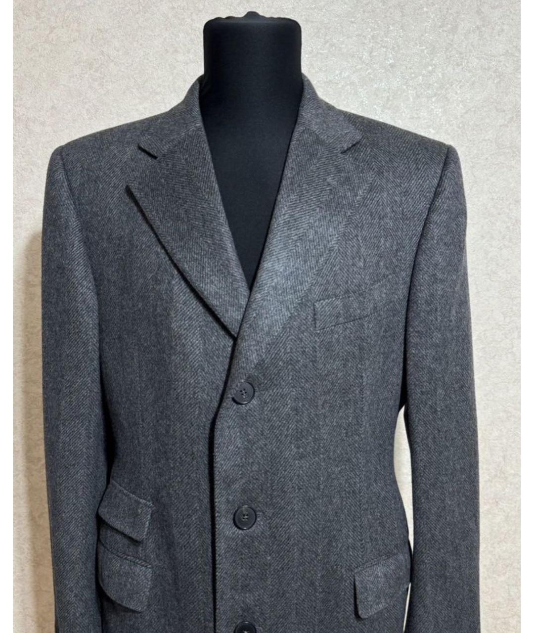 ERMENEGILDO ZEGNA XXX Серое пальто, фото 2