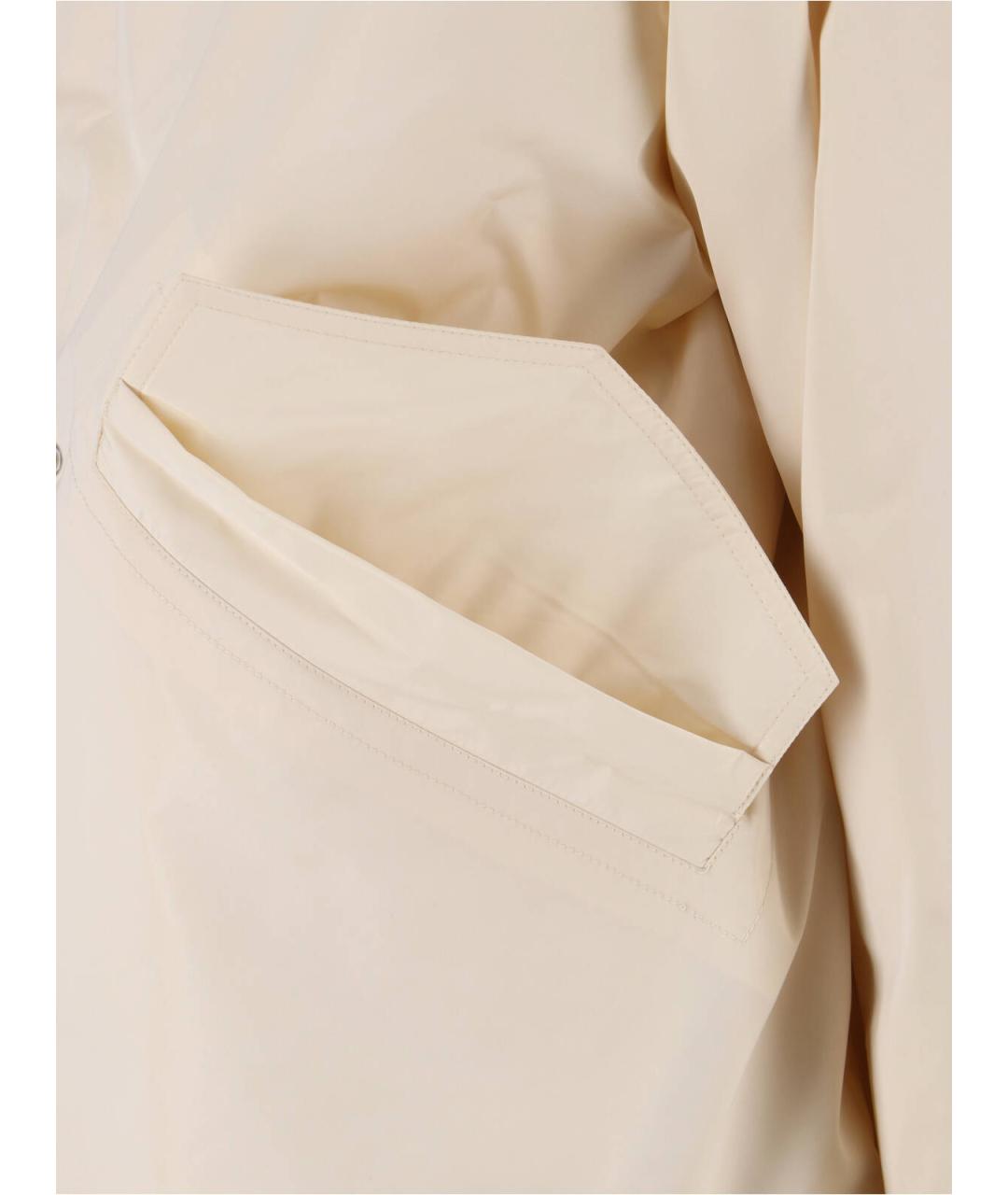 JIL SANDER Белая синтетическая куртка, фото 5