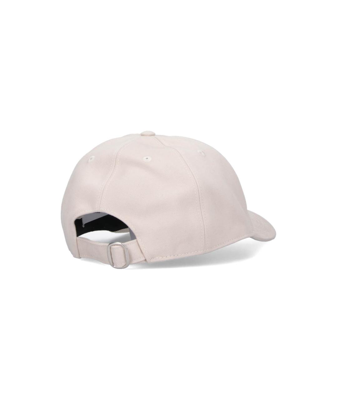 OFF-WHITE Бежевая синтетическая кепка/бейсболка, фото 2