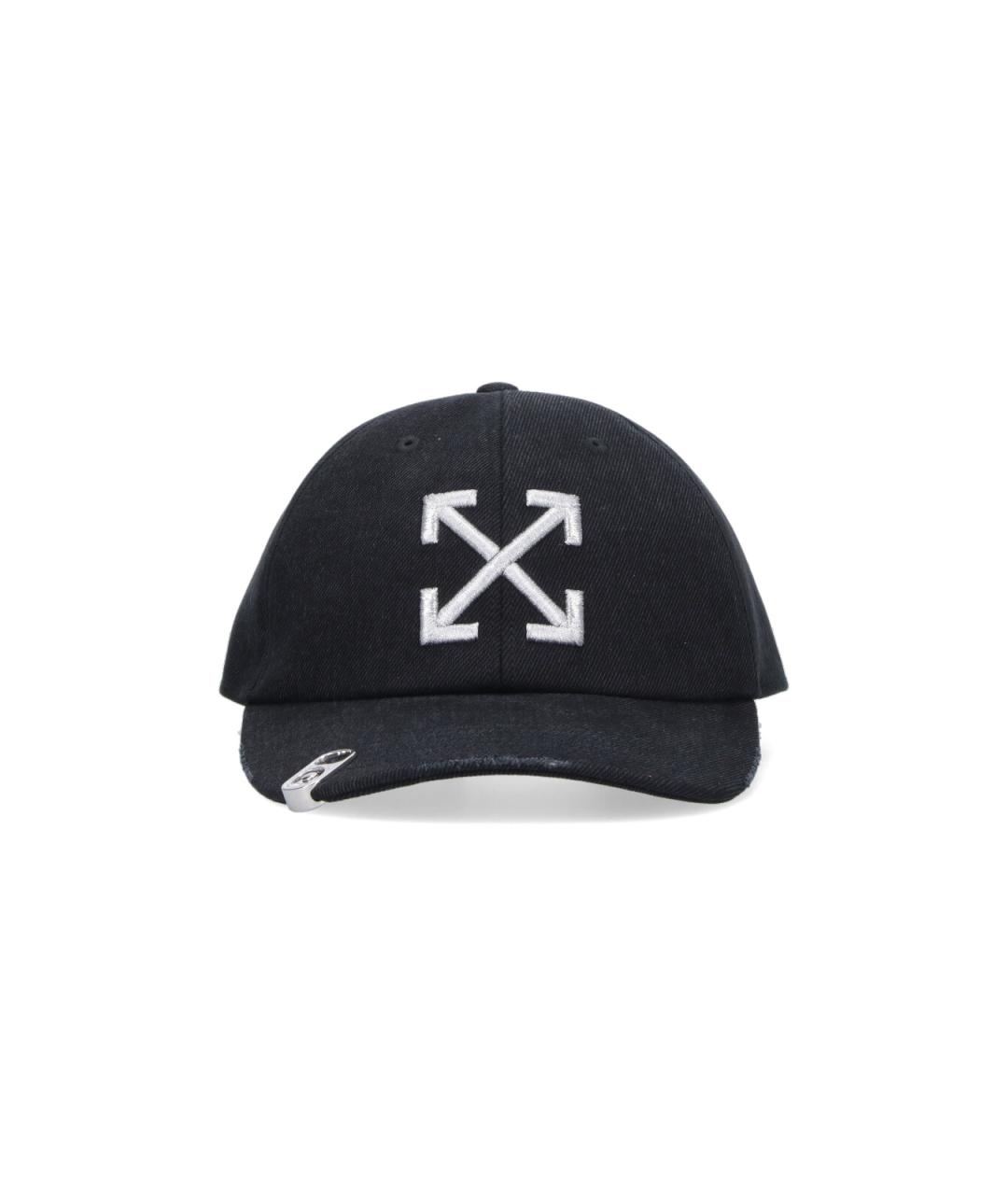 OFF-WHITE Черная синтетическая кепка/бейсболка, фото 1