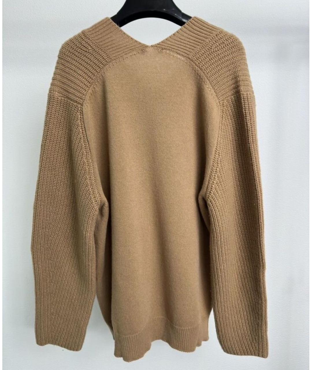 MAX MARA Бежевый кашемировый джемпер / свитер, фото 2