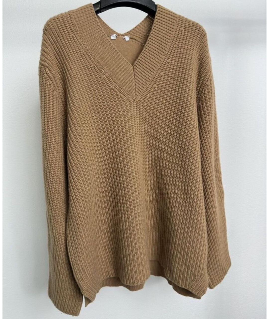 MAX MARA Бежевый кашемировый джемпер / свитер, фото 9