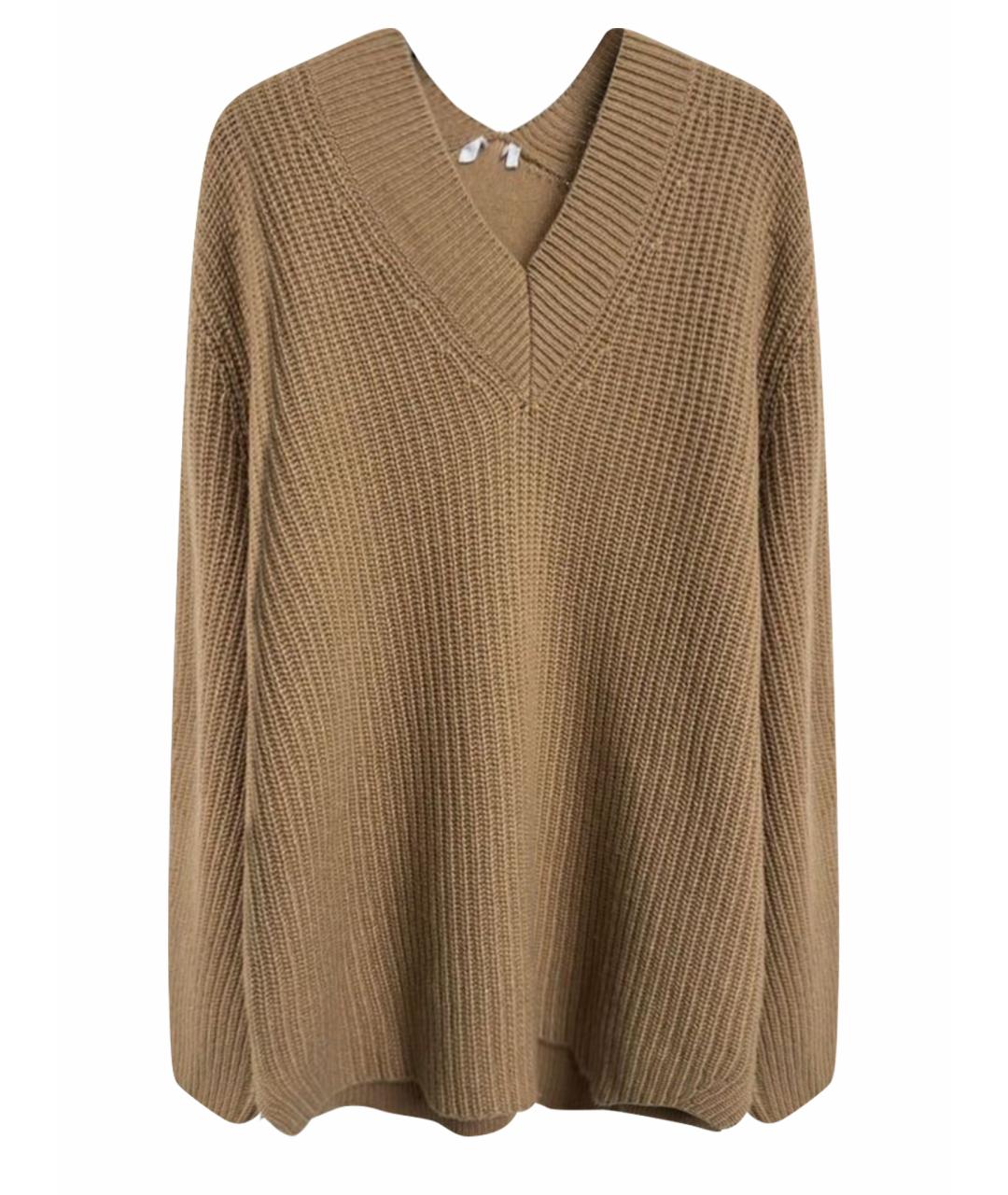 MAX MARA Бежевый кашемировый джемпер / свитер, фото 1