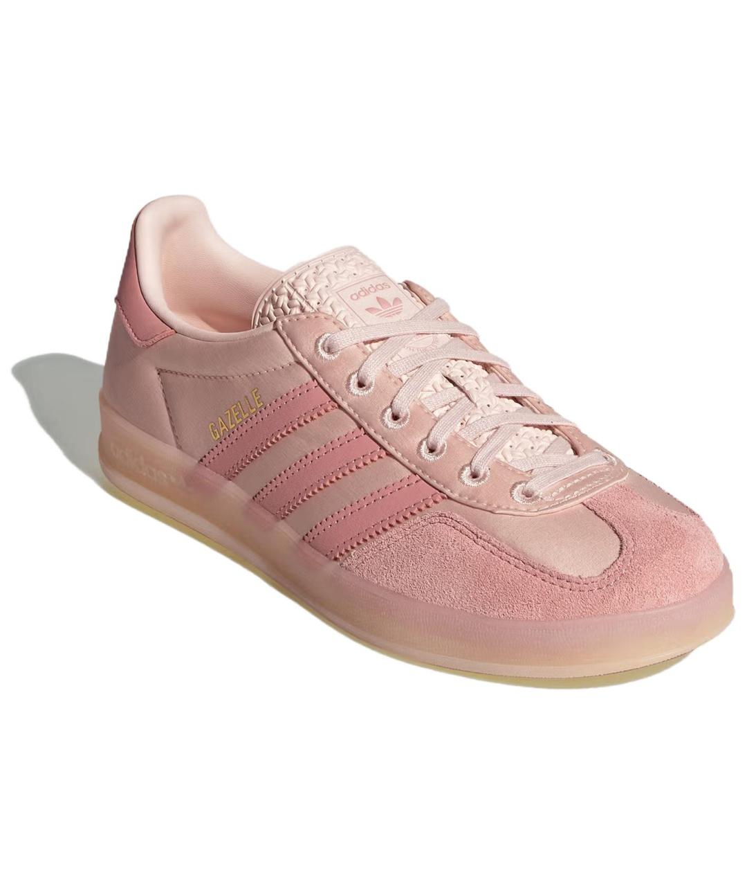 ADIDAS Розовые замшевые кеды, фото 3