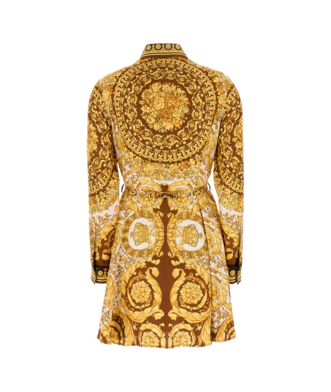 VERSACE Мульти вискозное платье, фото 2