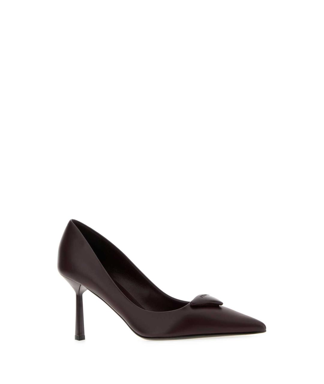 PRADA Фиолетовые кожаные туфли, фото 2